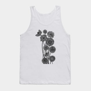 Ornate Gerber Daisies Tank Top